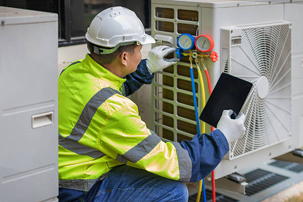 Professional Hvac technician working in Olivia, MN